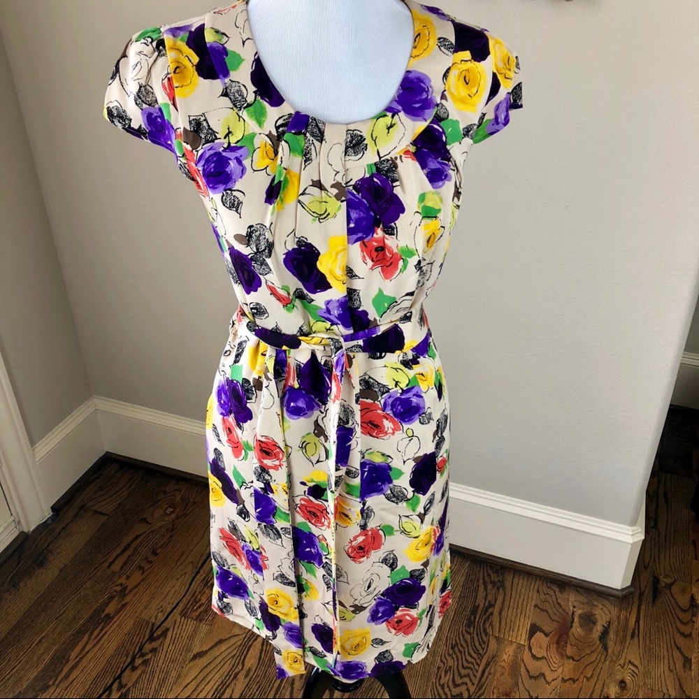 Kate Spade Silk Floral Dress